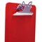 Better Office Products Plastic Clipboards, Durable, 12.5 x 9 Inch, Standard Metal Clip, Red, 12PK 45113 - alternate 3